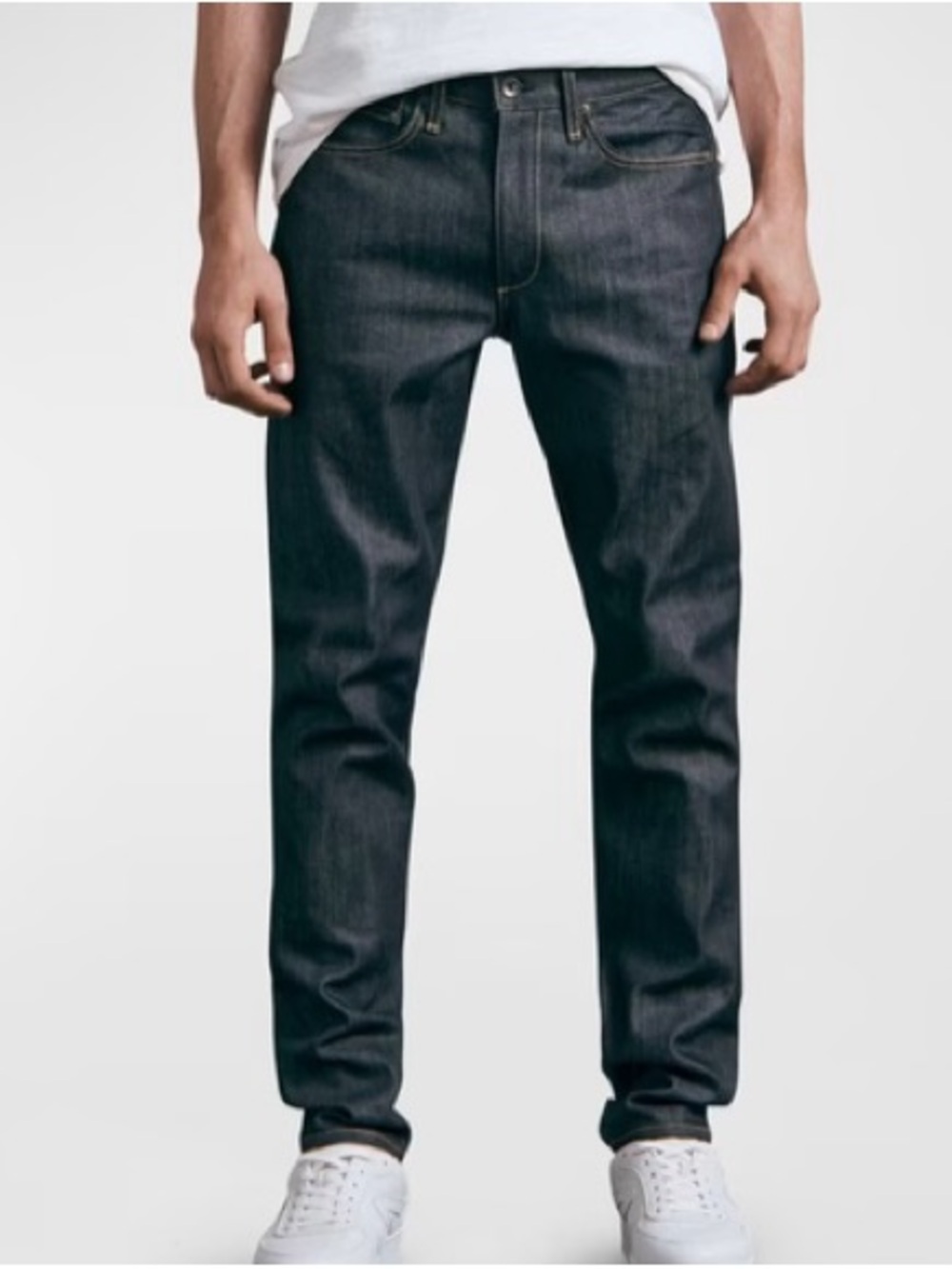 Rag & Bone Men’s Denim Jeans Size 32x32 Slim Fit Raw Indigo Denim Made In Usa